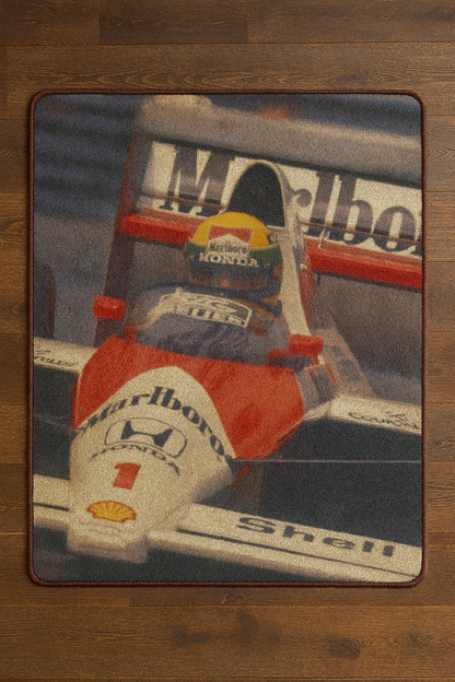 Alfombra Ayrton Senna 130x80